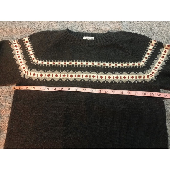 Covington Crewneck Pullover Gray Sweater - Picture 5 of 6